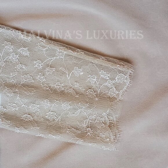 GUCCI DRESS OLD ROSE FLORAL LACE LONG SLEEVE MINI - Picture 6 of 12